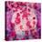 Photomontage of Red Roses and Floralen Ornaments-Alaya Gadeh-Premier Image Canvas