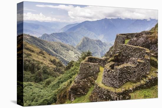 Phuyupatamarca Inca Ruins on Inca Trail Trek Day 3, Cusco Region, Peru, South America-Matthew Williams-Ellis-Premier Image Canvas