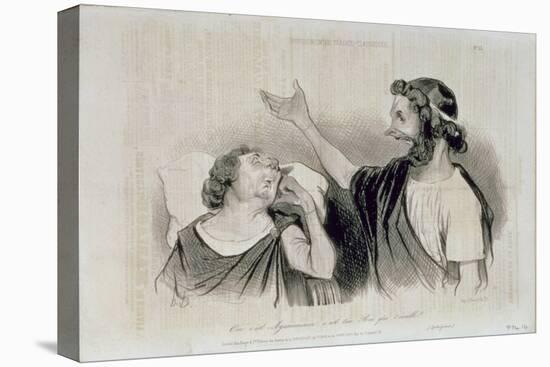 Physiognomy of the Characters of Classical Tragedy; "Yes, it Is Agamemnon Your King Who Awakens…-Honore Daumier-Premier Image Canvas
