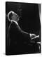 Pianist Arthur Rubenstein at the Piano, Smoking Cigar-Gjon Mili-Premier Image Canvas