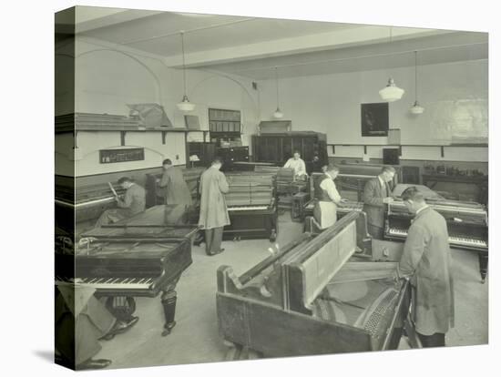 Piano Repairing Class, Northern Polytechnic, London, 1930-null-Premier Image Canvas
