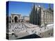 Piazza Del Duomo, Milan, Italy-Hans Peter Merten-Premier Image Canvas