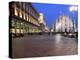 Piazza Duomo at Dusk, Milan, Lombardy, Italy, Europe-Vincenzo Lombardo-Premier Image Canvas