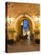Piazza Ix Aprile, Gateway Through Torre Dell Orologio, Taormina, Sicily, Italy-Martin Child-Premier Image Canvas