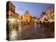 Piazza Matrice at Dusk, Trapani, Favignana Island, Sicily, Italy, Europe-Vincenzo Lombardo-Premier Image Canvas