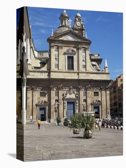 Piazza Matteotti, Genoa (Genova), Liguria, Italy-Sheila Terry-Premier Image Canvas