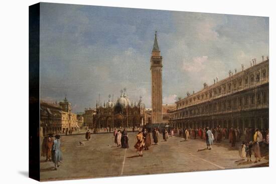 Piazza San Marco-Francesco Guardi-Stretched Canvas