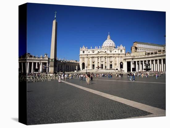 Piazza San Pietro (St. Peter's Square), View to St. Peter's Basilica, Vatican City, Lazio, Italy-Ruth Tomlinson-Premier Image Canvas