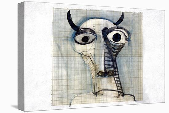 Picasso sketches 11, 1988 (drawing)-Ralph Steadman-Premier Image Canvas