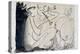 Picasso sketches 137, 1988 (drawing)-Ralph Steadman-Premier Image Canvas