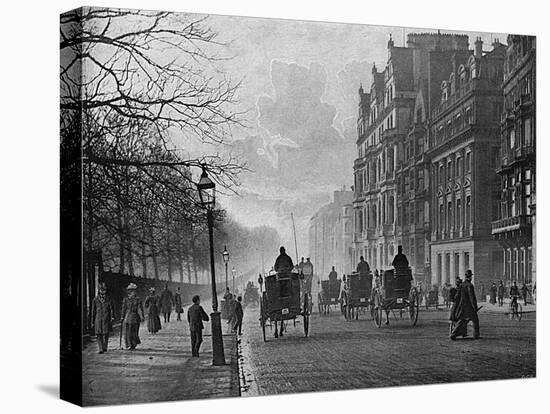 Piccadilly 1895-null-Stretched Canvas