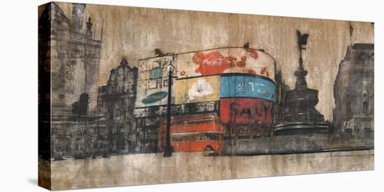 Piccadilly Circus 1-Dario Moschetta-Stretched Canvas