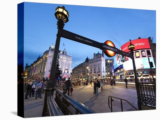 Piccadilly Circus, London, England, United Kingdom, Europe-Stuart Black-Premier Image Canvas