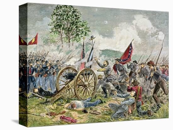 Pickett's Charge, Battle of Gettysburg in 1863-Charles Prosper Sainton-Premier Image Canvas