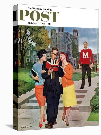 "Picking Poindexter" Saturday Evening Post Cover, October 17, 1959-Richard Sargent-Premier Image Canvas