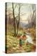 Picking Primroses by the Stream-Ernest Walbourn-Premier Image Canvas