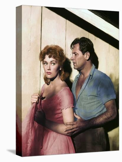 PICNIC, 1956 directed by JOSHUA LOGAN Kim Novak and William Holden (photo)-null-Stretched Canvas
