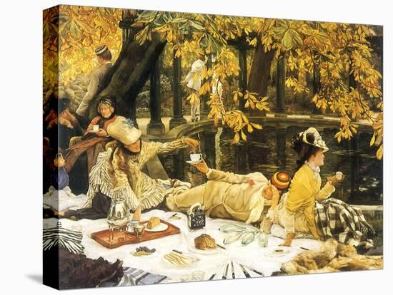 Picnic Lunch by Pool, 1876-James Tissot-Premier Image Canvas