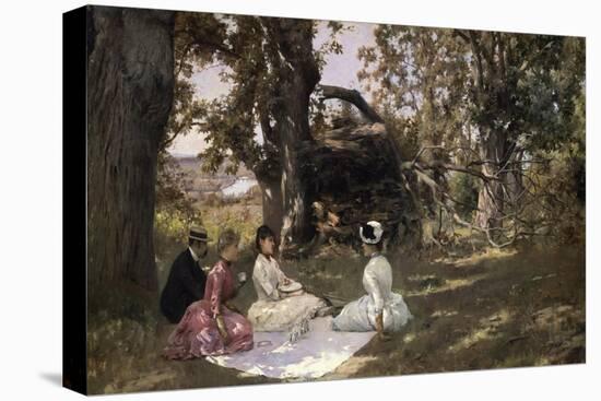Picnic under the Trees, 1896-Julius Leblanc Stewart-Premier Image Canvas