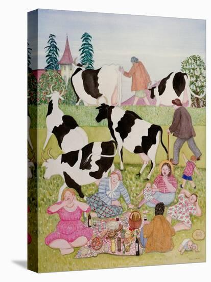 Picnic with Cows-Gillian Lawson-Premier Image Canvas