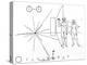 Pictorial Plaque on Pioneer 10 And 11-null-Premier Image Canvas