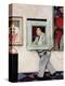 "Picture Hanger" or "Museum Worker", March 2,1946-Norman Rockwell-Premier Image Canvas