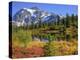 Picture Lake, Mt. Shuksan, Heather Meadows Recreation Area, Washington, Usa-Jamie & Judy Wild-Premier Image Canvas