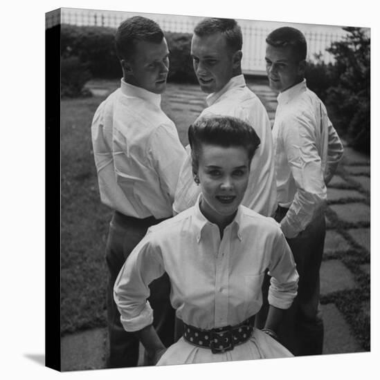 Picture of an Woman with a "Butch Haircut"-Nina Leen-Premier Image Canvas