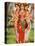 Picture of Hindu Goddesses Parvati, Lakshmi and Saraswati, India, Asia-Godong-Premier Image Canvas