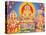 Picture of Hindu Gods Ganesh, Ayappa and Subramania, India, Asia-Godong-Premier Image Canvas