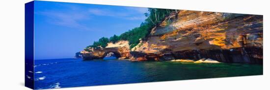 Pictured Rocks National Lakeshore, Lake Superior, Michigan, USA-null-Premier Image Canvas