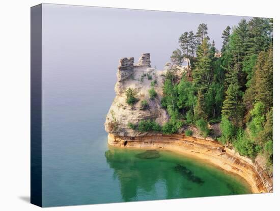 Pictured Rocks National Seashore on Lake Superior, Miner's Castle, Michigan, USA-Adam Jones-Premier Image Canvas