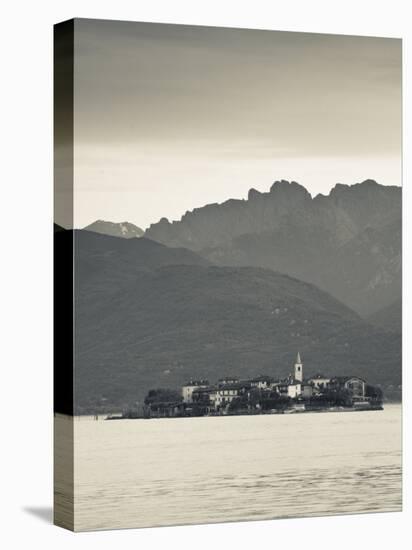 Piedmont, Lake Maggiore, Stresa, Borromean Islands, Isola Superiore O Dei Pescatori, Italy-Walter Bibikow-Premier Image Canvas