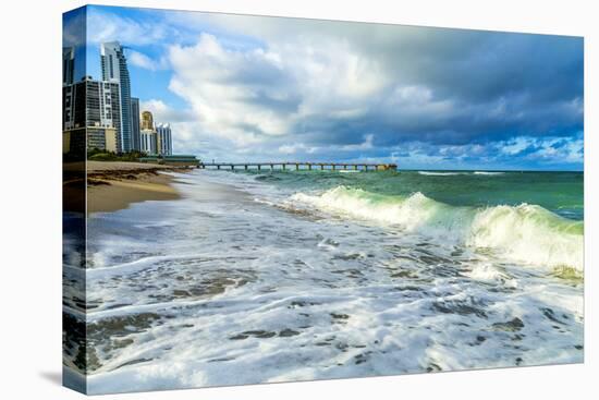 Pier at Sunny Isles Beach in Miami-Jorg Hackemann-Premier Image Canvas