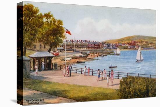 Pier Entrance, Swanage-Alfred Robert Quinton-Premier Image Canvas