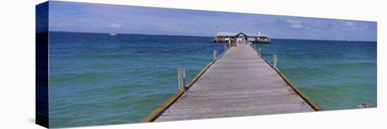 Pier in the Sea, Anna Maria City Pier, Anna Maria, Anna Maria Island, Manatee, Florida, USA-null-Premier Image Canvas
