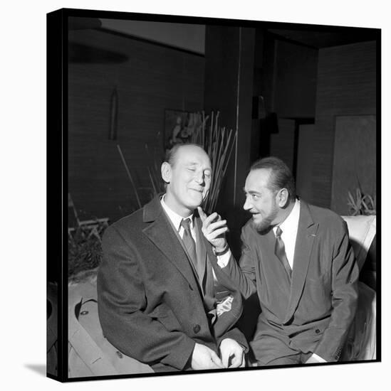 Pierre Brasseur and Bourvil-Beynon-Premier Image Canvas