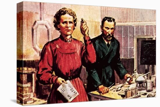 Pierre Curie and Marie Curie-McConnell-Premier Image Canvas