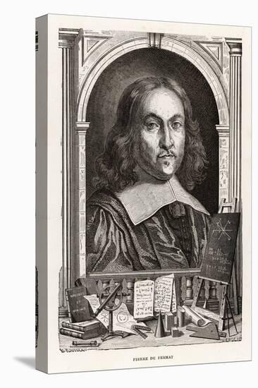 Pierre De Fermat French Mathematician-Louis Figuier-Stretched Canvas
