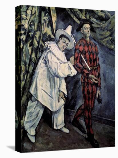 Pierrot and Harlequin-Paul Cézanne-Premier Image Canvas