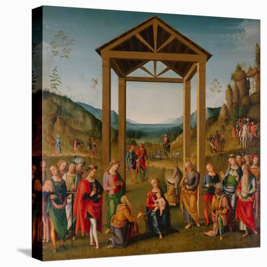 Pietro Perugino, The Adoration of the Magi-Pietro Perugino-Premier Image Canvas