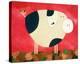 Pig Newton-Casey Craig-Stretched Canvas