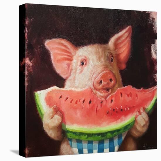 Pig Out-Lucia Heffernan-Stretched Canvas