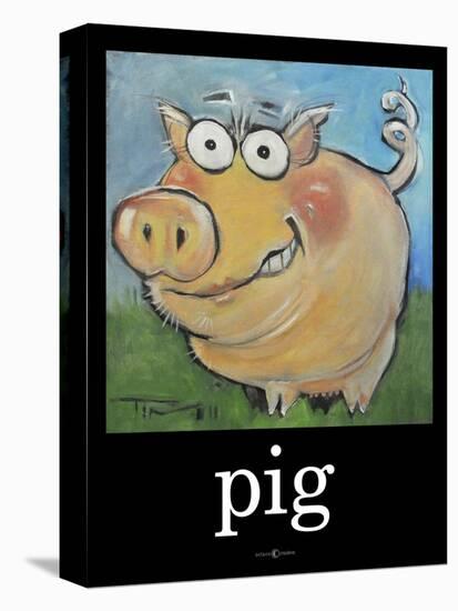 Pig Poster-Tim Nyberg-Premier Image Canvas