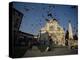 Pigeons in Flight in the Piazza Santa Maria Novella, Florence, Tuscany, Italy-Robert Francis-Premier Image Canvas