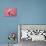 Piglet Sitting on Pink Spotty Blanket-null-Premier Image Canvas displayed on a wall