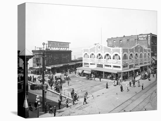 Pike Place Market, Seattle, WA, 1912-Asahel Curtis-Premier Image Canvas