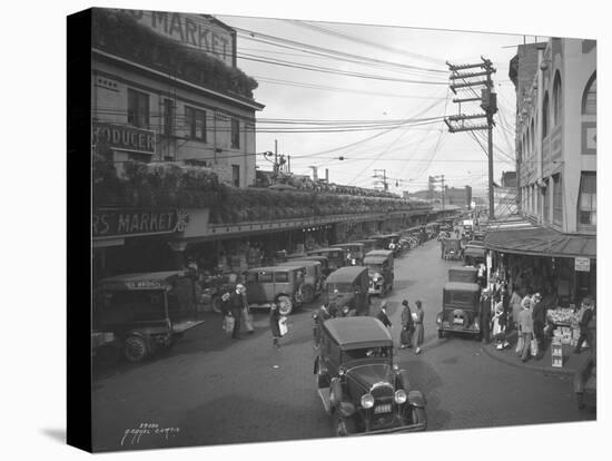 Pike Place Market, Seattle, WA, 1931-Ashael Curtis-Premier Image Canvas