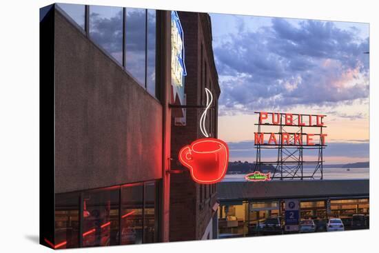 Pike Place Public Market Center, Seattle, Wa, USA-Stuart Westmorland-Premier Image Canvas