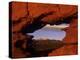 Pike's Peak Framed Through a Rock Window, Colorado, USA-Jerry Ginsberg-Premier Image Canvas